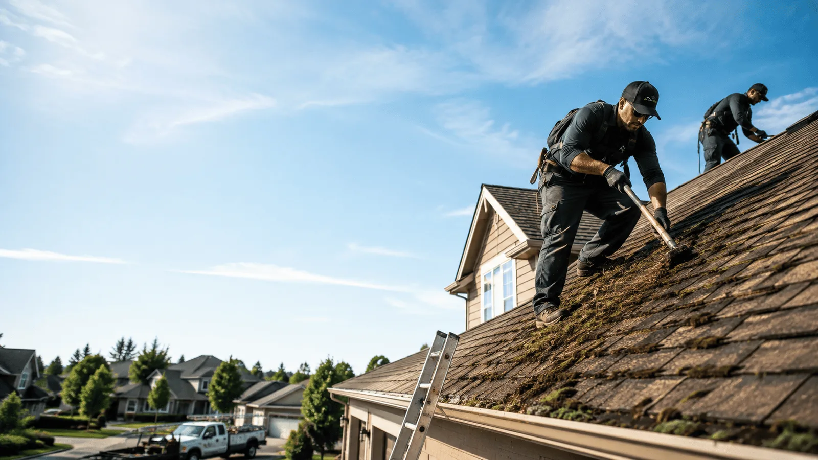 Roof Moss Removal in Hydetown, PA near me
